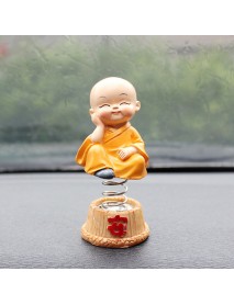 Car Decoration Four Is Not Small Monk Shaking Head Ornaments Creative Resin Car Car Shaking Head Ornaments