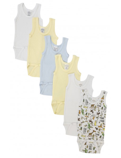 Baby Boy 6 Pc Onezies and Tank Tops