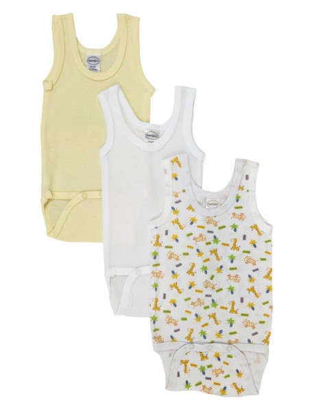 Unisex Baby 3 Pc Onezies and Tank Tops
