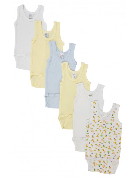 Baby Boy 6 Pc Onezies and Tank Tops