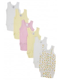 Baby Girl 6 Pc Onezies and Tank Tops