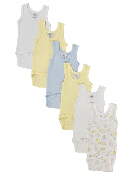 Baby Boy 6 Pc Onezies and Tank Tops