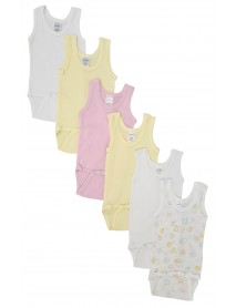 Baby Girl 6 Pc Onezies and Tank Tops