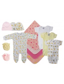 Baby Girls 13 Pc Layette Sets
