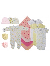 Baby Girls 13 Pc Layette Sets