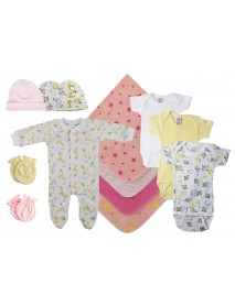 Baby Girls 13 Pc Layette Sets