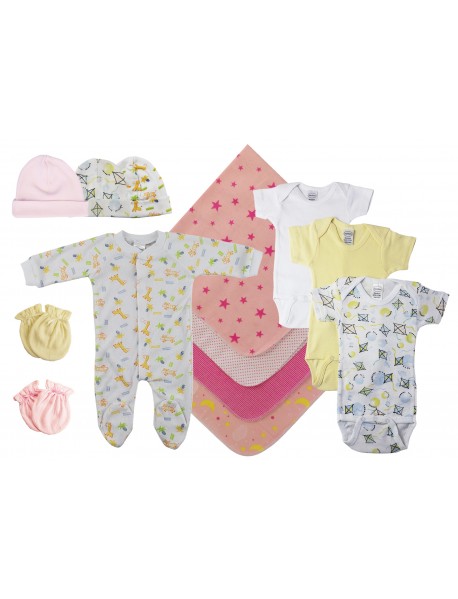 Baby Girls 13 Pc Layette Sets