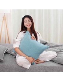 COMO LIVING Nordic Style Linen Plant Printing Sofa Cushion Car Pillow Cushion Pillowcase From XIAOMI Youpin