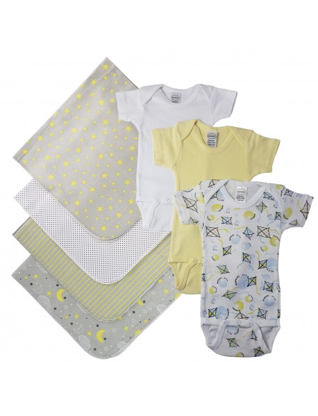 Unisex Baby 7 Pc Layette Sets