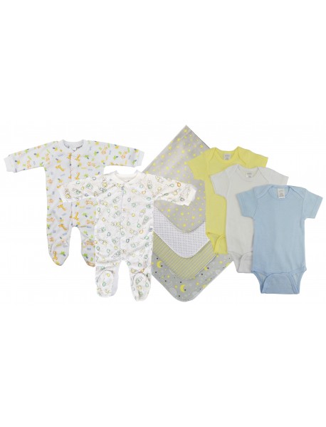 Unisex Baby 9 Pc Layette Sets