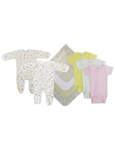 Unisex Baby 9 Pc Layette Sets