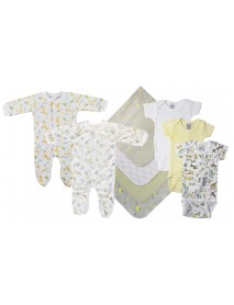 Unisex Baby 9 Pc Layette Sets
