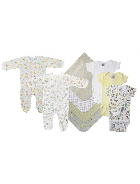 Unisex Baby 9 Pc Layette Sets
