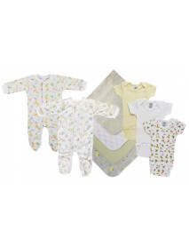 Unisex Baby 9 Pc Layette Sets