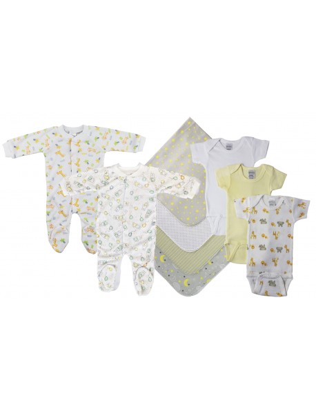Unisex Baby 9 Pc Layette Sets