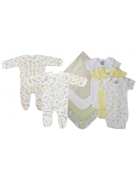 Unisex Baby 9 Pc Layette Sets