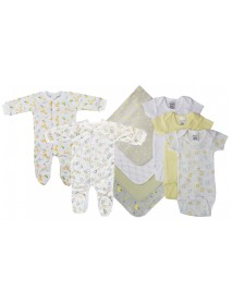 Unisex Baby 9 Pc Layette Sets