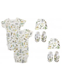 Unisex Newborn Baby 6 Pc Layette Sets