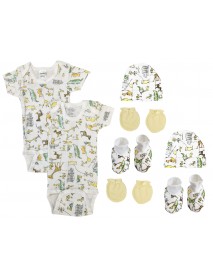 Unisex Newborn Baby 8 Pc Layette Sets