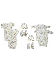 Unisex Newborn Baby 8 Pc Layette Sets