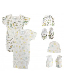 Unisex Newborn Baby 6 Pc Layette Sets
