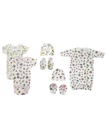 Newborn Baby Girl 7 Pc Layette Sets