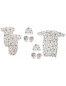 Newborn Baby Girl 7 Pc Layette Sets