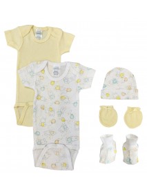 Unisex Newborn Baby 5 Pc Layette Sets