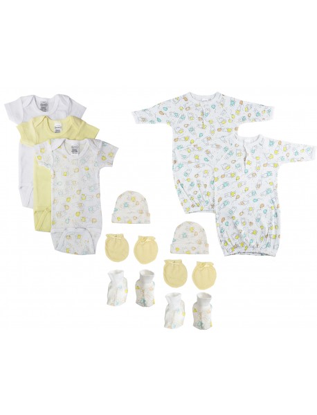 Unisex Newborn Baby 11 Pc Layette Sets