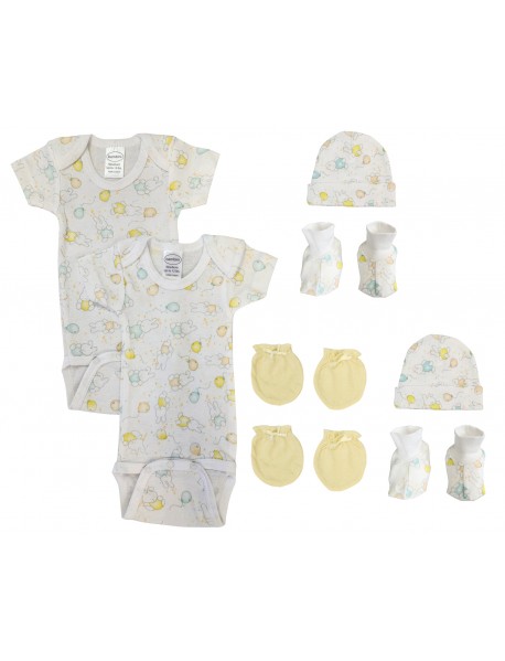 Unisex Newborn Baby 8 Pc Layette Sets