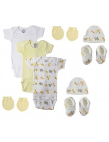 Unisex Newborn Baby 9 Pc Layette Sets