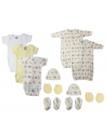 Unisex Newborn Baby 11 Pc Layette Sets