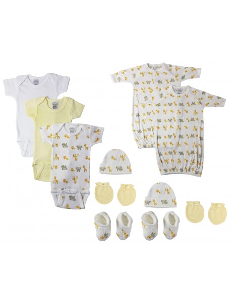 Unisex Newborn Baby 11 Pc Layette Sets