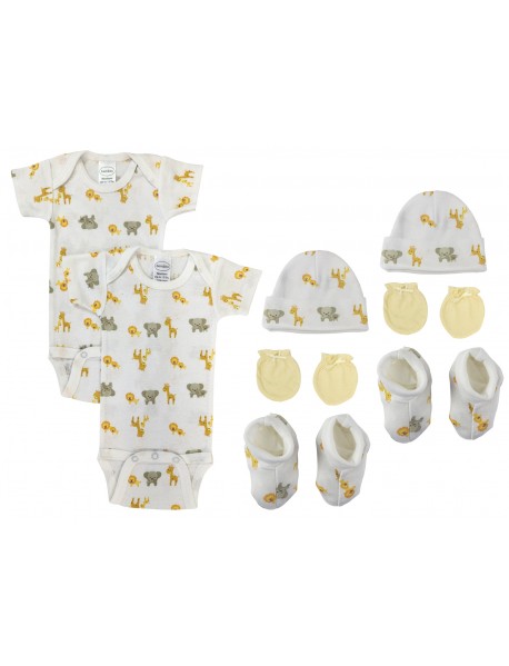 Unisex Newborn Baby 8 Pc Layette Sets
