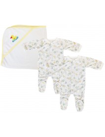 Unisex Closed-toe Sleep & Play (Pack of 3 )