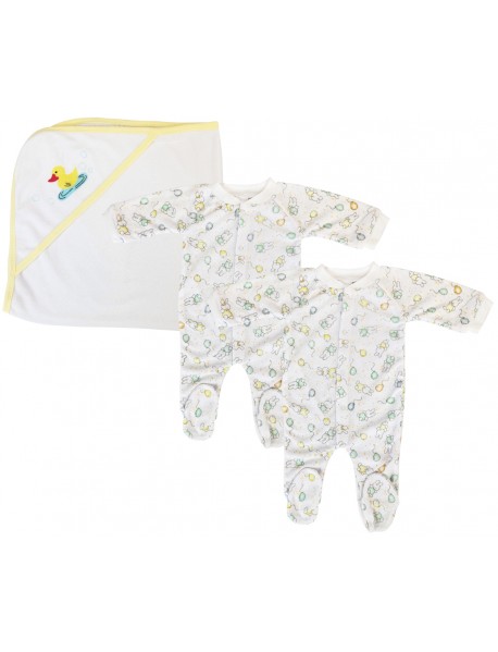 Unisex Closed-toe Sleep & Play (Pack of 3 )