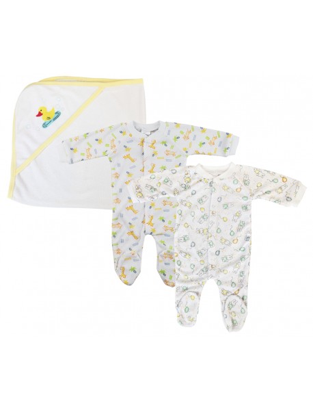 Unisex Closed-toe Sleep & Play (Pack of 3 )