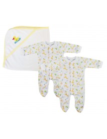 Unisex Closed-toe Sleep & Play (Pack of 3 )