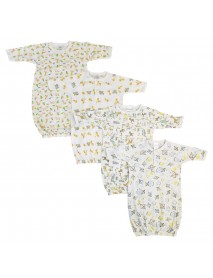 Unisex Newborn Baby 4 Piece Gown Set