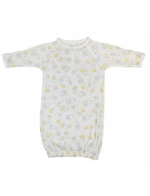 Unisex Newborn Baby 1 Piece Gown Set