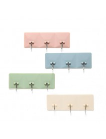 1Pc Strong Sticky Hooks No Trace Kitchen Bathroom Wall Hanging Hook
