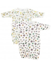 Newborn Baby Girls 2 Piece Gown Set