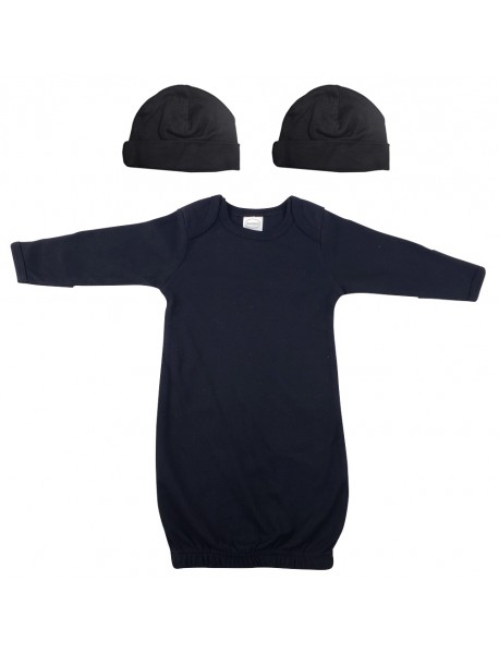 Unisex Newborn Baby 3 Piece Gown Set