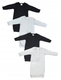 Newborn Baby Boy 4 Piece Gown Set