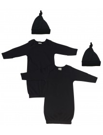 Unisex Newborn Baby 4 Piece Gown Set