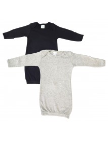 Unisex Newborn Baby 2 Piece Gown Set
