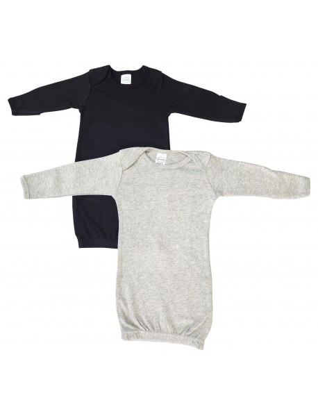 Unisex Newborn Baby 2 Piece Gown Set
