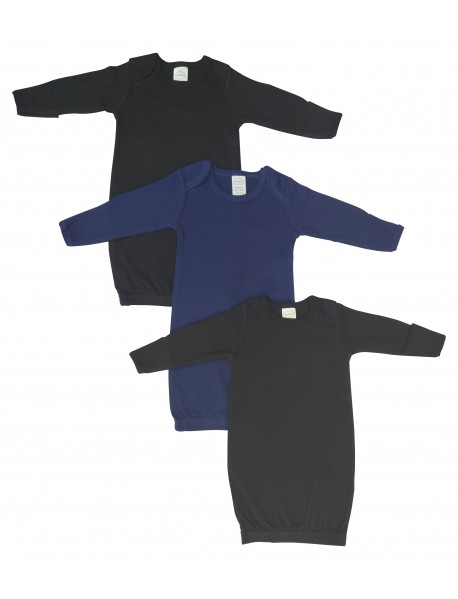 Unisex Newborn Baby 3 Piece Gown Set