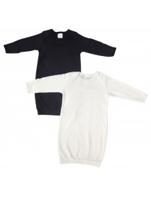 Unisex Newborn Baby 2 Piece Gown Set