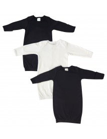 Unisex Newborn Baby 3 Piece Gown Set